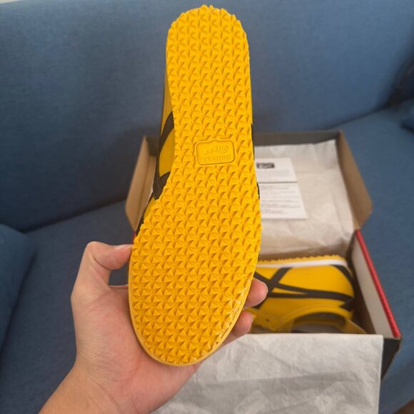 Unisex Onitsuka /Tiger MEXICO 66 YELLOW/BLACK Sneaker Athletic - Picture 3 of 7